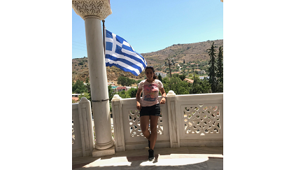 Η Maya AlMoussa από το Πανεπιστήμιο Harvard στο Ινστιτούτο Prolepsis με το Director’s Internship Program του Institute of Politics