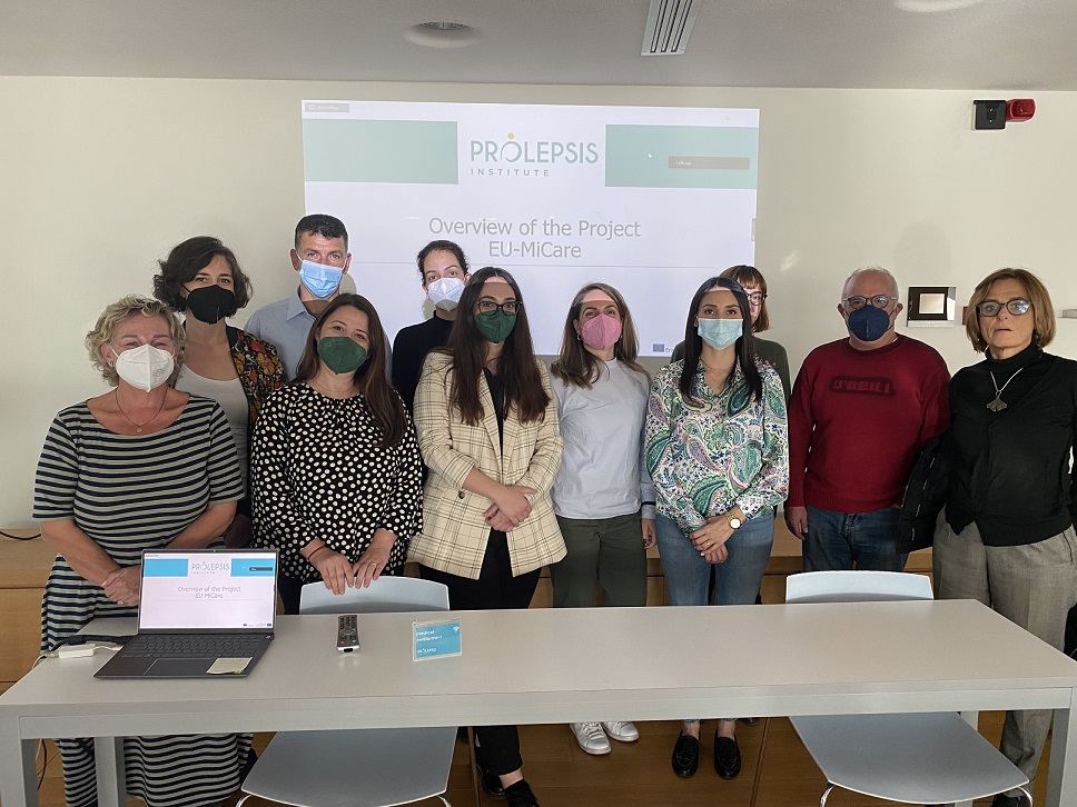 Το Ινστιτούτο Prolepsis στο Kick-Off Meeting του ευρωπαϊκού προγράμματος EU-MiCare στην Αθήνα