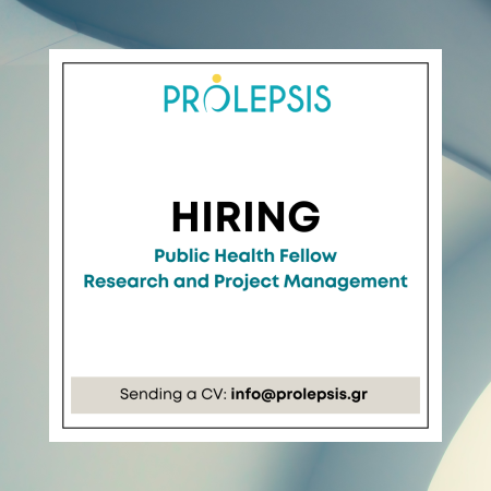 HIRING: Public Health Fellow – Research and Project Management